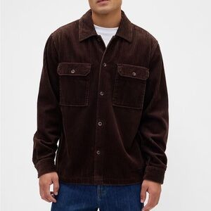 GAP Dark Brown Corduroy Overshirt